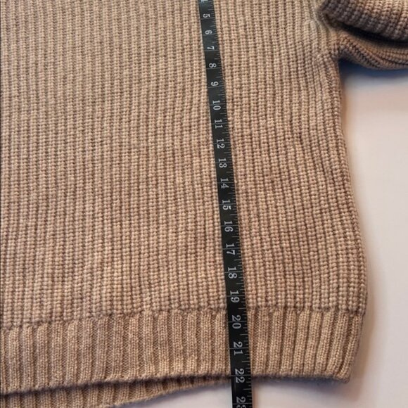 Anine Bing knit sweater wool alpaca Beige Turtleneck jumper neutral minimal XS - Picture 12 of 13